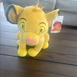 Disney The Lion King Simba Plush Toy - Yellow